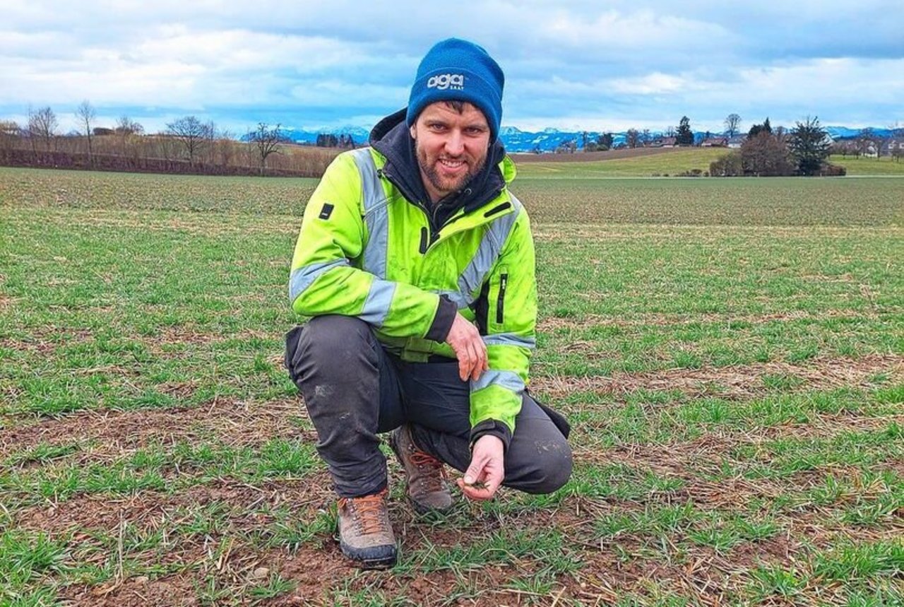 Benjamin Denzler macht regelmässig Blattsaftanalysen von seinen Kulturen, um zu sehen, wie die aktuelle Nährstoffversorgung aussieht. 