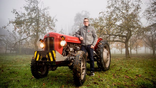 Massey Ferguson FE 35, der TraumTraktor von Silvan Blaser aus Hörhausen TG. Bild: Mareycke Frehner