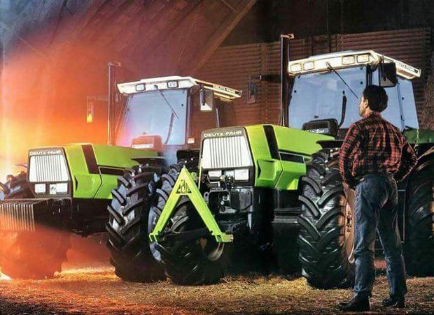 Deutz-Fahr AgroStar 6.71 & 6.81: Der Deutsch-Italiener Der AgroStar hatte einen grossen Auftritt, jedoch nicht für das Getriebe. Bild: zVg Frederic Bröcker