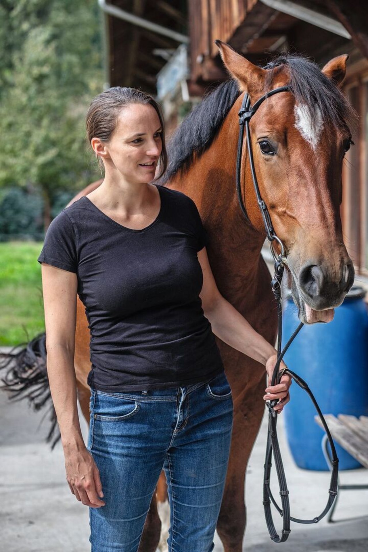 Carol Sidler hat die 5-jährige Noblesse zum Arbeitspferd ausgebildet.