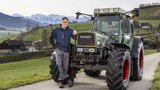 Der Fendt Farmer 280 S ist Adrian Eberhards Traumtraktor. (Bild: «die grüne» / Pia Neuenschwander)