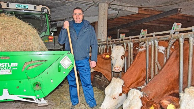 Edgar Kupper führt den Biobetrieb seit 28 Jahren. Mit Sohn David übernimmt bald die elfte Generation den Hof.  