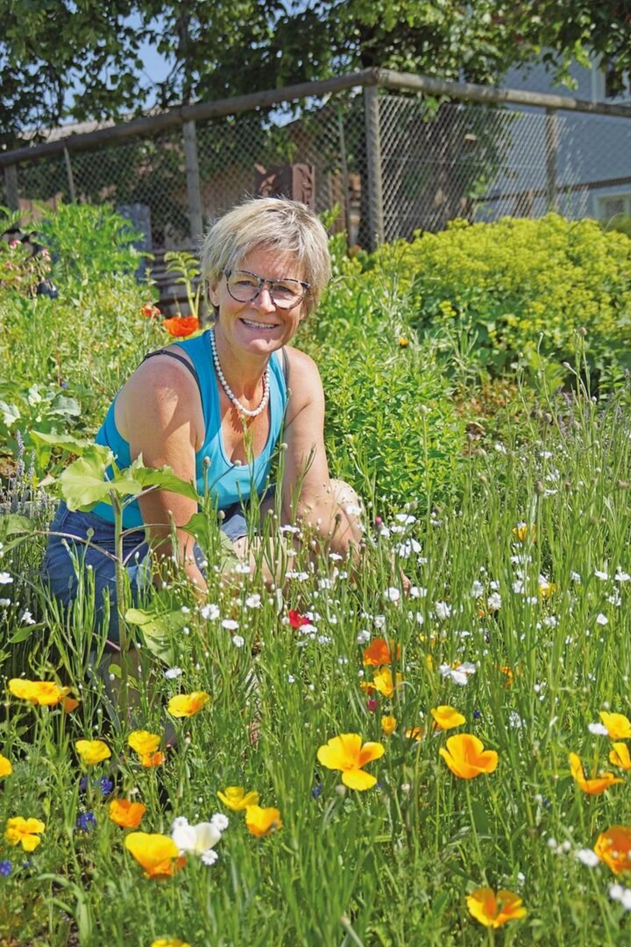 Margrit Knaus leitet die Wohngemeinschaft Aemisegg im st.gallischen Toggenburg. Der Arbeitsagogin liegt eine schöne Gestaltung der Umgebung am Herzen.