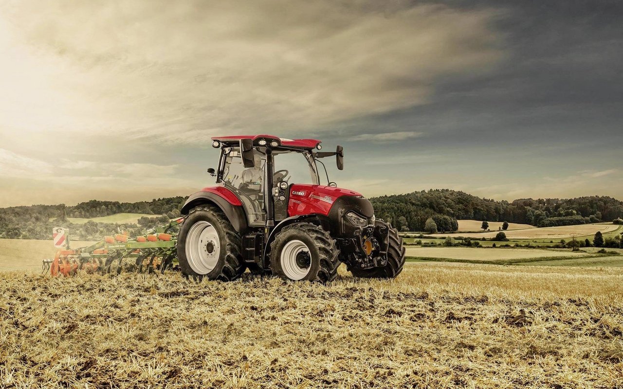 Der Case IH Vestrum 130 CVXDrive Traktor.