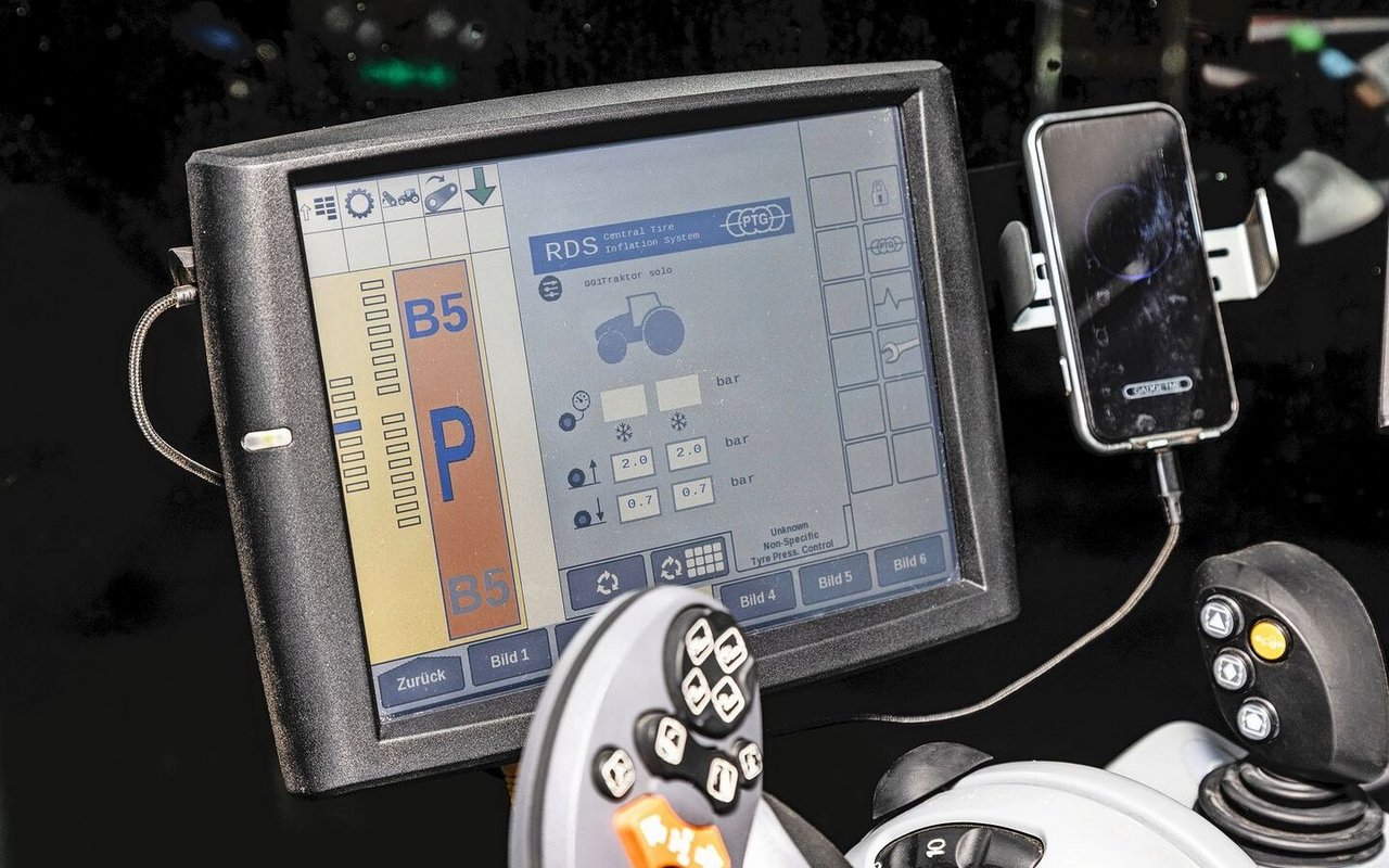 Die Bedienung der RDA ist im Isobus eingebunden.
