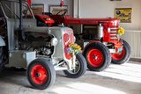 Die Traktoren-Sammlung von Hans Hürlimann jun. in Wil SG. Bild: Mareycke Frehner 