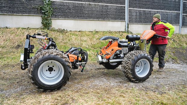 Der Ibex G3-V kann mit einer zusätzlichen Achse ergänzt werden.