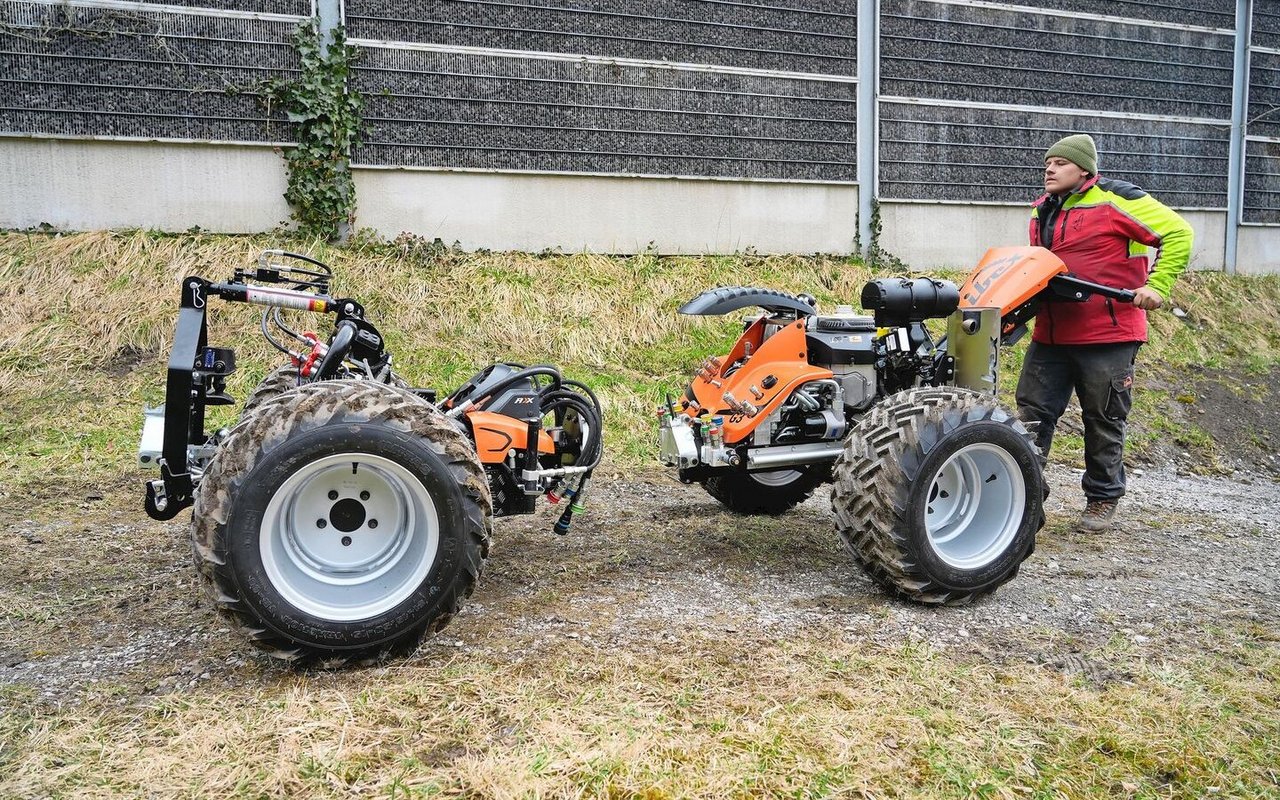 Der Ibex G3-V kann mit einer zusätzlichen Achse ergänzt werden.