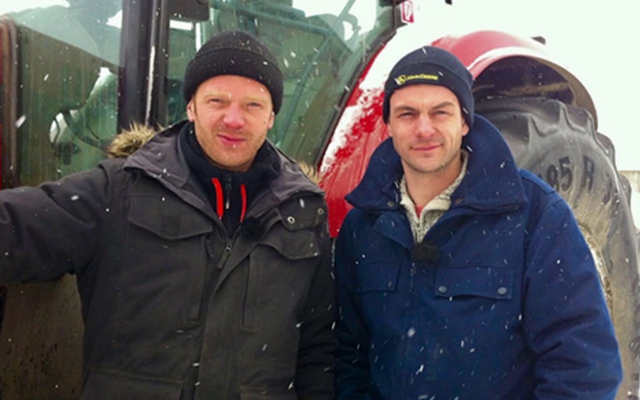 Die deutschen Agrarökonomen Torben Reelfs und Tim Nandelstädt.