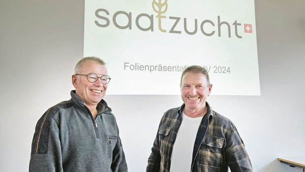 Fredy Kessler (l.) übergibt an Sepp Sennhauser 