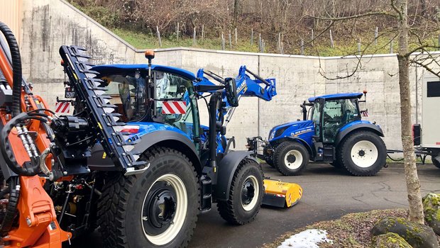 Armasuisse kauft 13 Kompakt-Traktoren New Holland T5 AutoCommand. (Bild: «die grüne» / Jürg Vollmer)