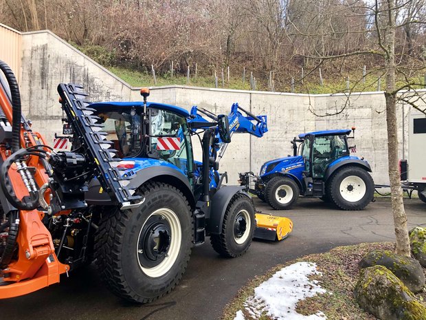 Armasuisse kauft 13 Kompakt-Traktoren New Holland T5 AutoCommand. (Bild: «die grüne» / Jürg Vollmer)
