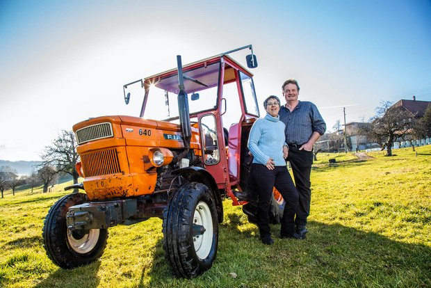 Ruedi Wengers TraumTraktor ist der Fiat 640. Bild: Pia Neuenschwander