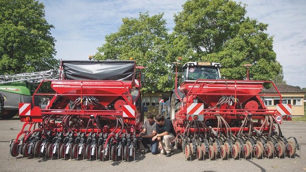 Swiss Future Farm: Einzelkorn-Sämaschine