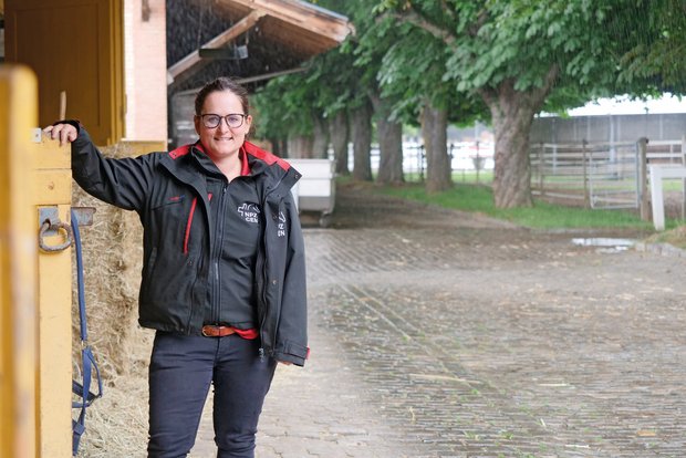 Salome Wägeli, Leiterin Nationales Pferdezentrum Bern (NPZ) betont,dass die Kundenzufriedenheit das A und O ist – aber auch Grenzen hat. Bild: Martina Rüegger