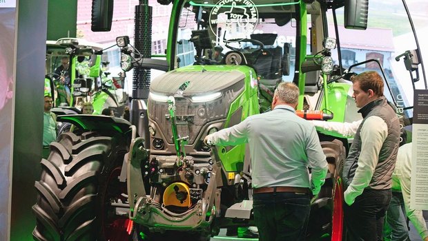 Der Fendt 516 Vario: ausgezeichnet als «Tractor of the Year» und Favorit vieler Landwirte in Europa.Bild: Gil Rudaz