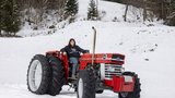 Der Massey Ferguson 165 ist Nicole Schulers Traumtraktor. (Bild: «die grüne»/Gian Vaitl)