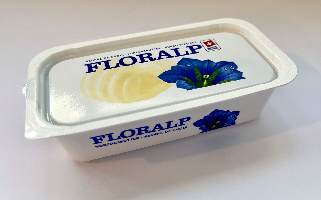 250-Gramm Mödeli «Floralp»-Butter.