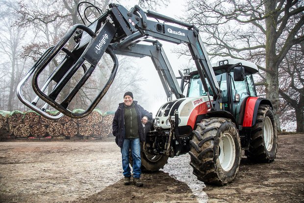 TraumTraktor: Steyr MT 9100 und Kompakt 4085 von Peter Geiser, Lüsslingen Der Steyr ist der TraumTraktor von Peter Geiser, Lüsslingen Bild: Pia Neuenschwander