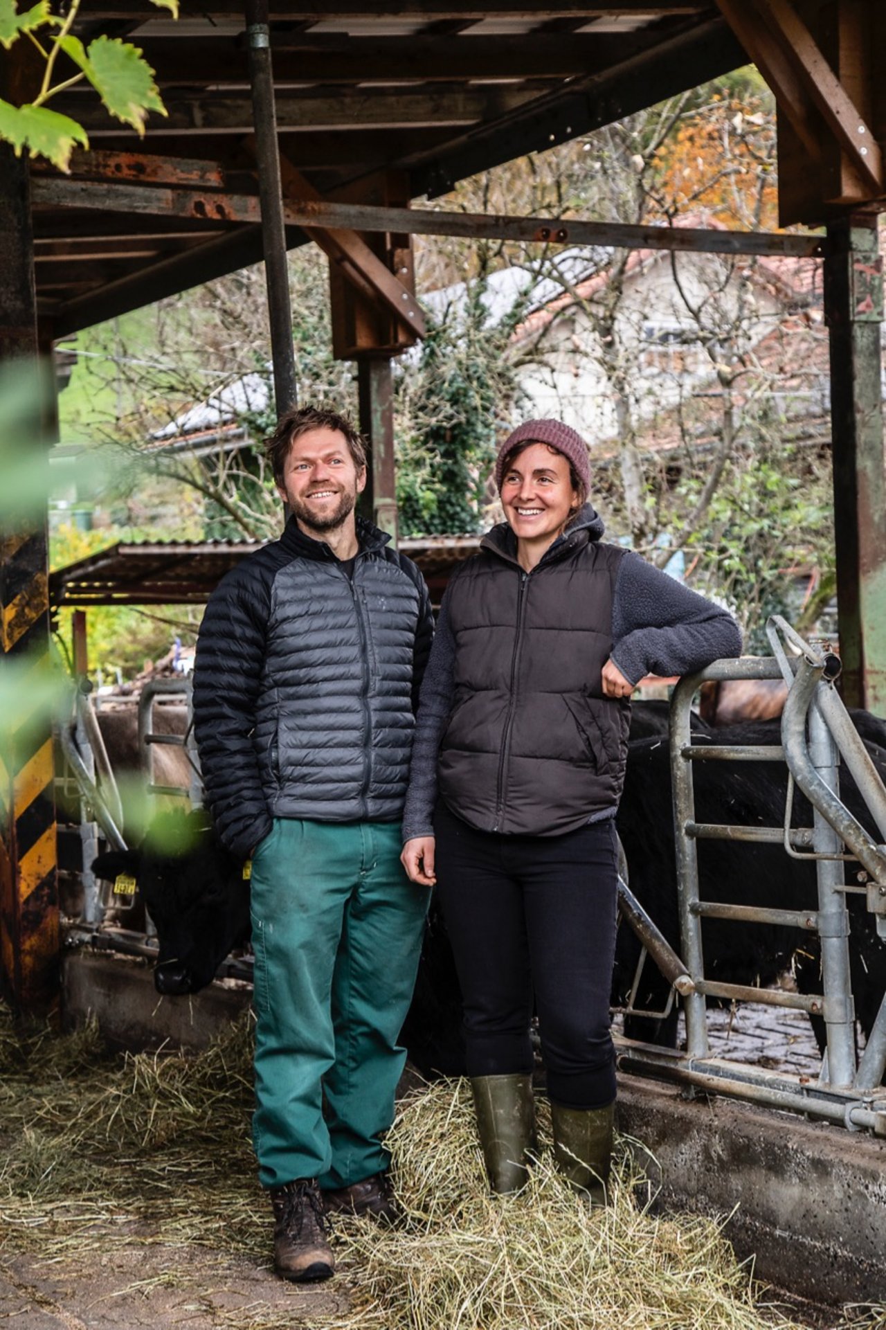 Auf dem Mooshof von Marion Sonderegger und Lukas Häusler in Lenzburg AG werden Rapsöl, Mehl, Brote und Kartoffeln solidarisch produziert. Foto: Pia Neuenschwander