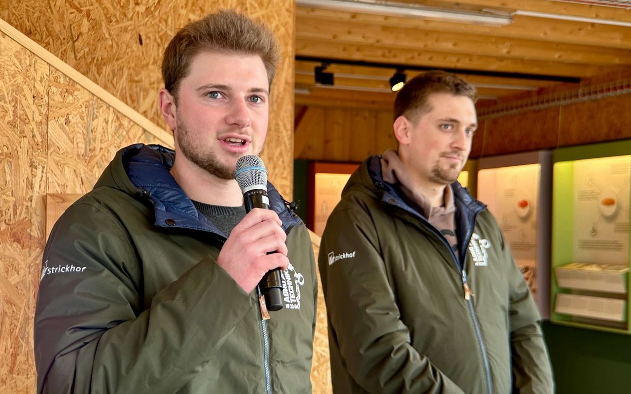 Die Agro-Techniker HF Severin Volkart und Pascal Ott.