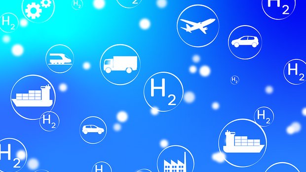 Für Flugzeuge könnte Wasserstoff (H2) Potenzial haben, für Autos weniger. (Bild Pixabay/akitada31)