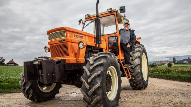 TraumTraktor: Fiat 1300 DT Super von Christian Zesiger aus Walperswil. Bild: Pia Neuenschwander