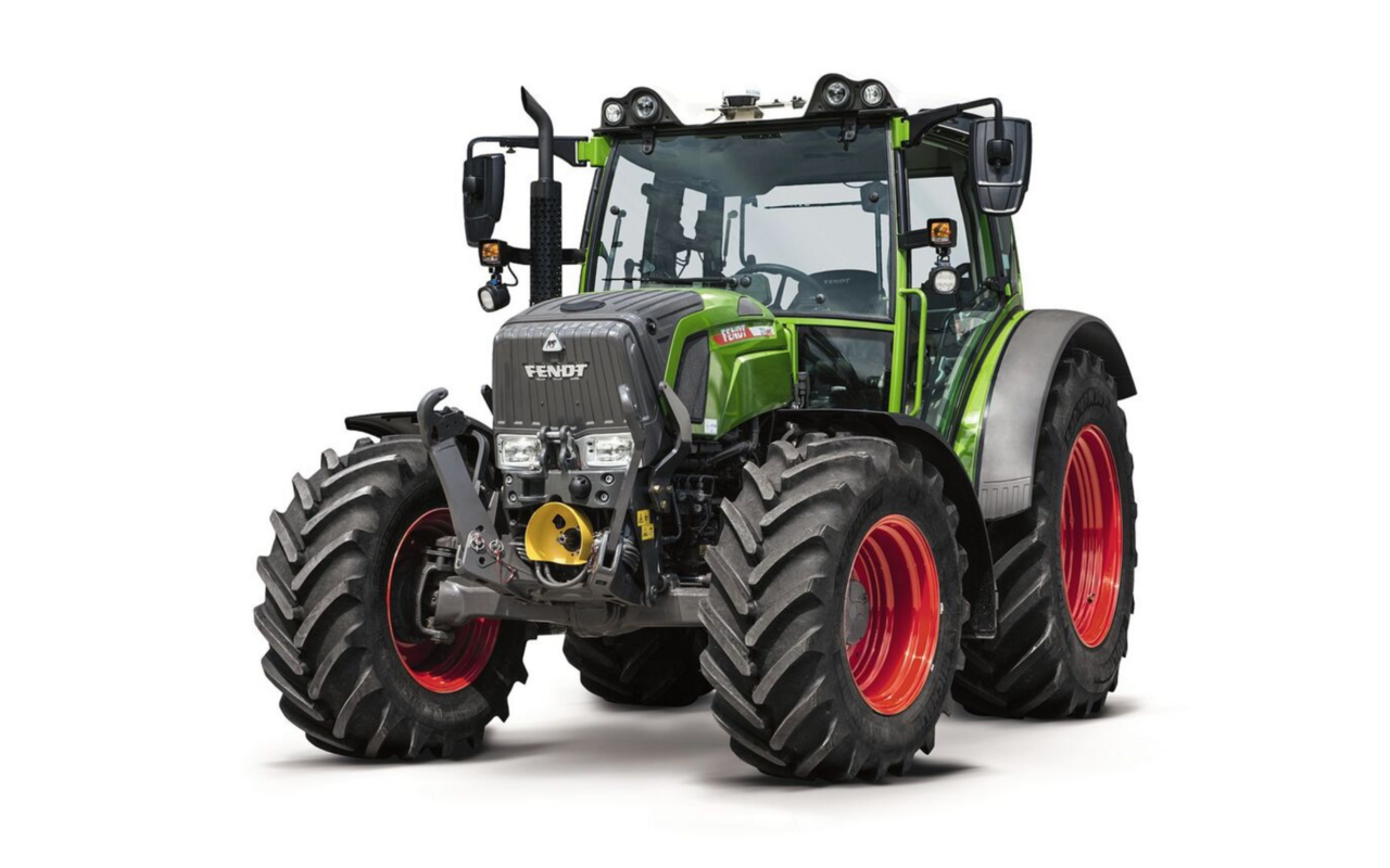 Ein Fendt-Traktor 211 Vario.