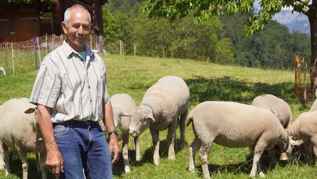 Wolfgang Willi, Schafhalter und BGK-anerkannter Moderhinke-Berater. Er hat seine Herde erfolgreich von Moderhinke befreit. Bild: Michael Götz