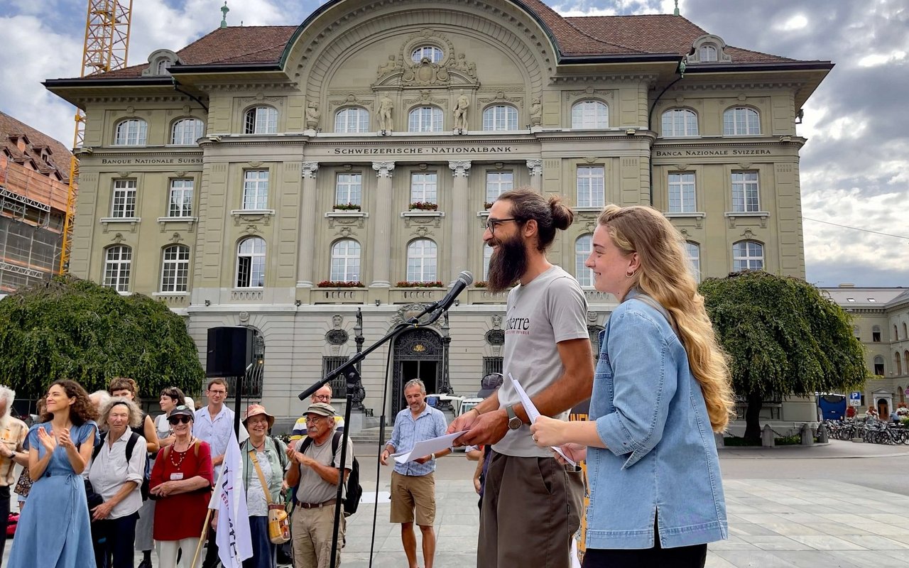 Alberto Silva und Katharina Schatton von Uniterre