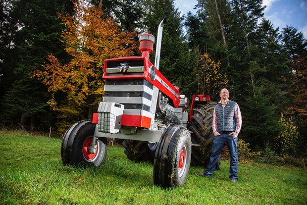 TraumTraktor: Massey Ferguson MF 1150 von David Siegenthaler Massey Ferguson MF 1150, der TraumTraktor von David Siegenthaler aus Bowil BE. Bild: Pia Neuenschwander