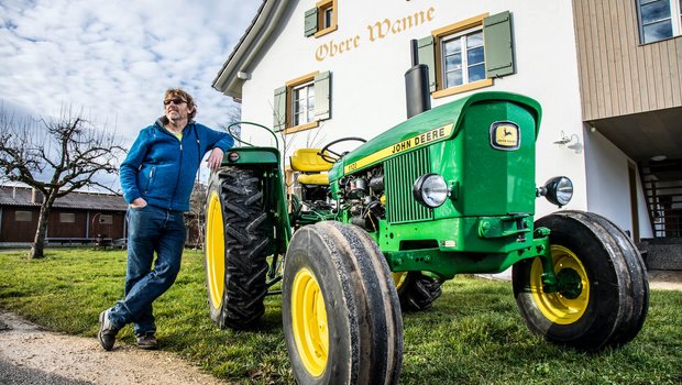 Dieter Webers TraumTraktor ist der John Deere 1120. Bild: Pia Neuenschwander