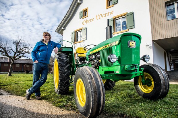 TraumTraktor: John Deere 1120 von Dieter Weber, Liestal Dieter Webers TraumTraktor ist der John Deere 1120. Bild: Pia Neuenschwander