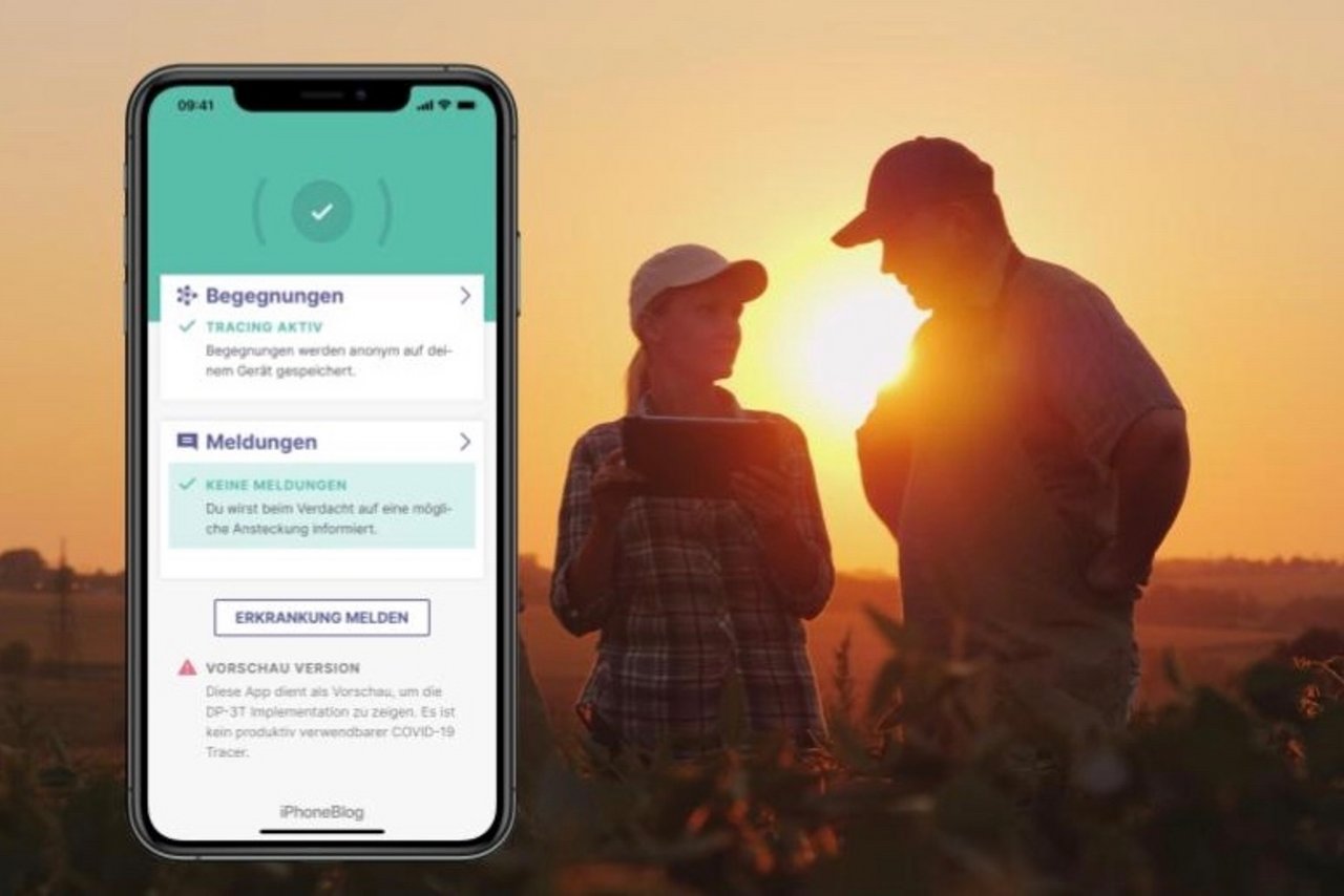 Mit der SwissCovid-App werden auch Landwirte vor einer möglichen Coronavirus-Infektion gewarnt. Bild: Adobe Stock