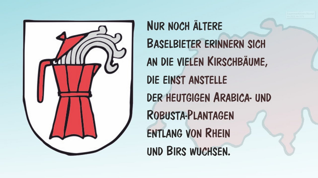 Baselbieter Kaffee. Cartoon von Marco Ratschiller/Karma