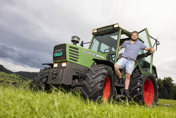 TraumTraktor: Der Fendt Farmer 304 LSA von Cornel Christen Der Fendt Farmer 304 LSA ist der TraumTraktor von Cornel Christen. Bild: die grüne/Gian Vaitl