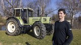 Der Hürlimann H6136 ist Samuel Bolds Traumtraktor. (Bild: «die grüne» / Gian Vaitl)