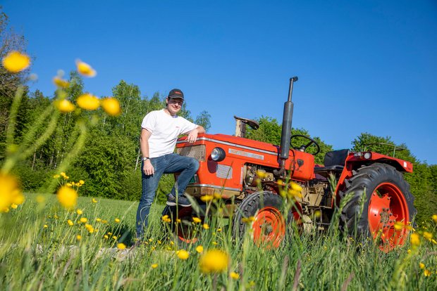 TraumTraktor: Zetor 4712 von Severin Landolt, Wängi TG Severin Landolts TraumTraktor ist der Zetor 4712. Bild: Gian Vaitl