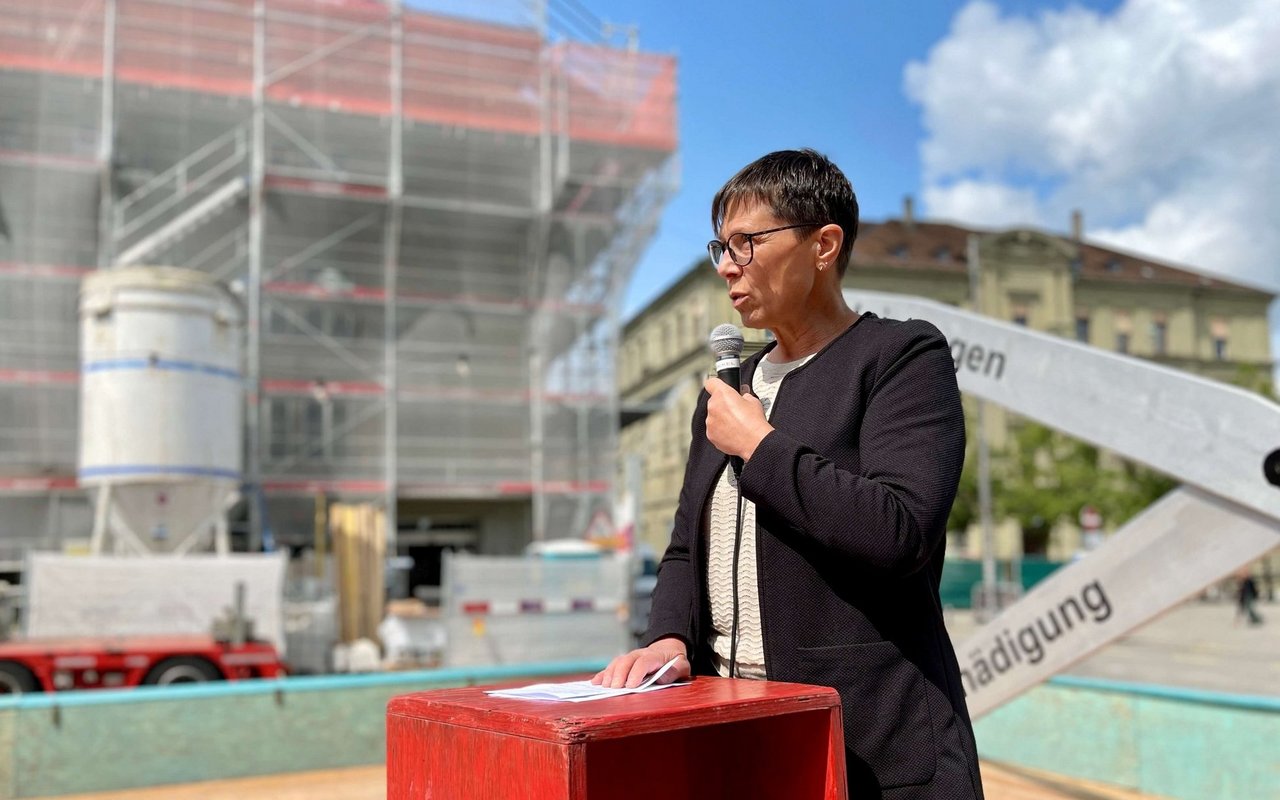 Anne Challandes vom Schweizerischen Bäuerinnen- und Landfrauenverband SBLV.