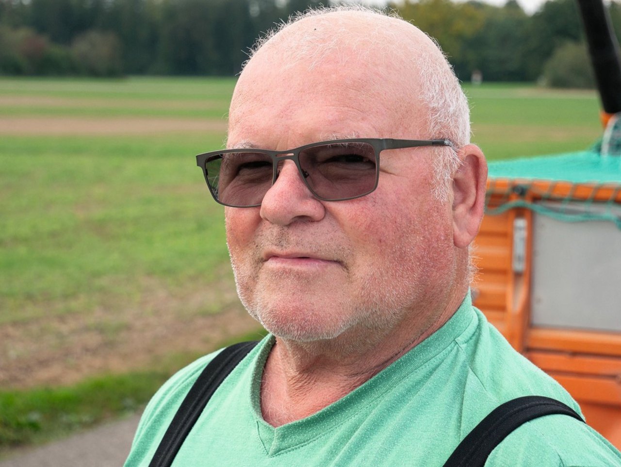 «Die Arbeit, die wir mit dem Biber haben, wird uns entschädigt.»Josef Frei, Landwirt, Oberlunkhofen AG Bild: David Eppenberger