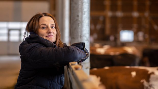 Landwirtin Christina Geiser hat ihre Investitionen genau durchdacht. Bild: Pia Neuenschwander