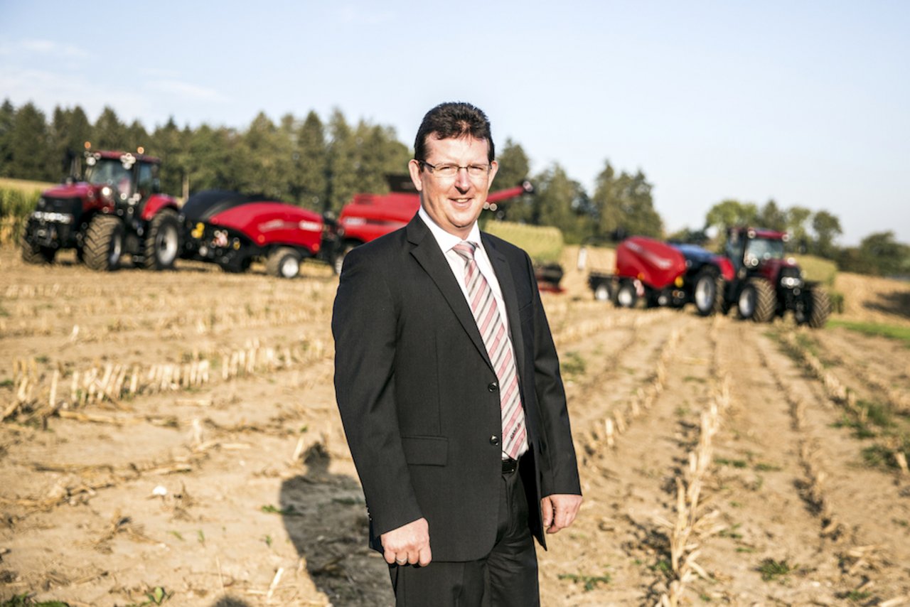 Patrick Busslinger, Vertriebsleiter im Case-Steyr-Center von Bucher in Niederweningen. Bild: Mareycke Frehner