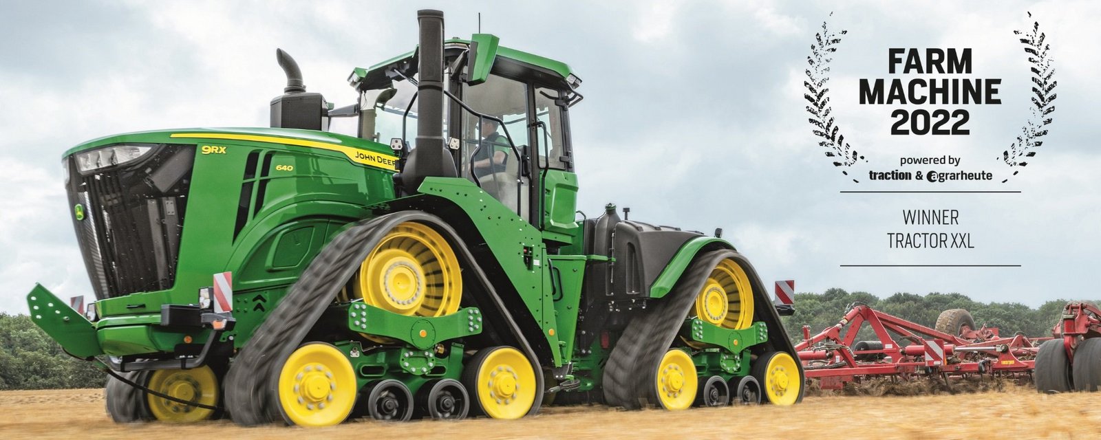 Die John Deere Serie 9 ist die Farm Machine 2022 in der Kategorie Traktor  XXL 