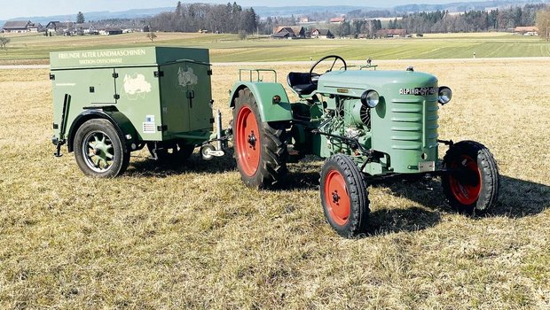Dieser Traktor gehört zwar Felix Rutz, steht jedoch für die nächsten fünf Jahre im bisherigen Umfang der Falso zur Verfügung.