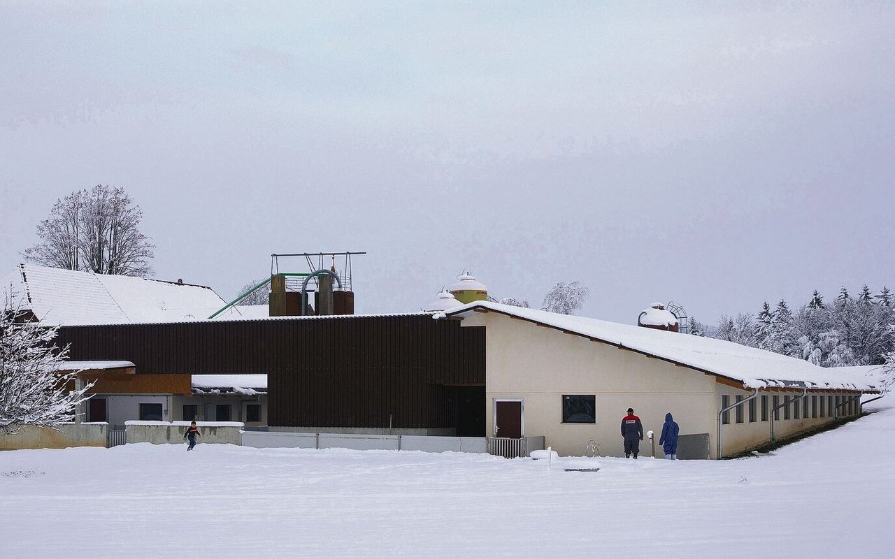 Der alte Schweinestall (l.) in Ufhusen wurde umgebaut und mit dem Gebäude rechts ergänzt. 