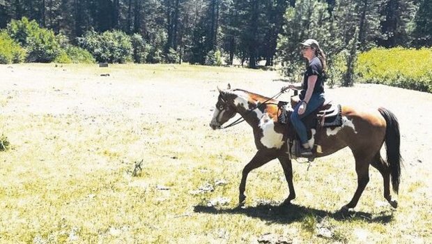 Stefanie Habegger empfand es als enorm erfüllend, das Pferd nicht nur in der Freizeit zu nutzen, sondern auch mit ihm zu arbeiten.