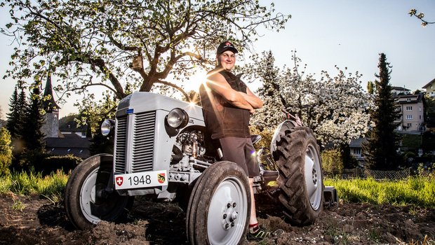 Martin Gostelis TraumTraktor ist der Massey Ferguson TE-A 20. Bild: Pia Neuenschwander