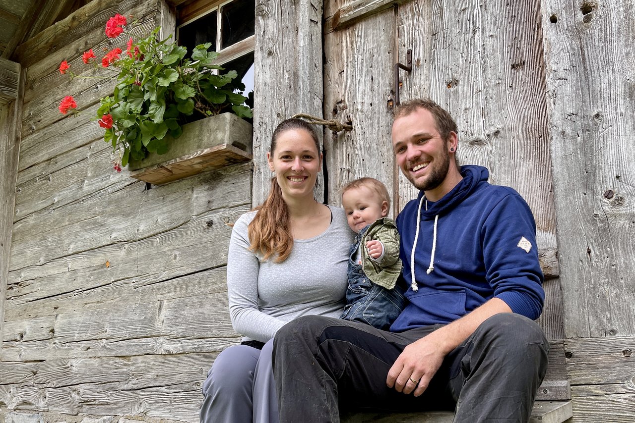 Die Alp Langenegg wird seit 2018 von Elena und Matthias Zbinden geführt. (Bild: Jürg Vollmer / «die grüne»)