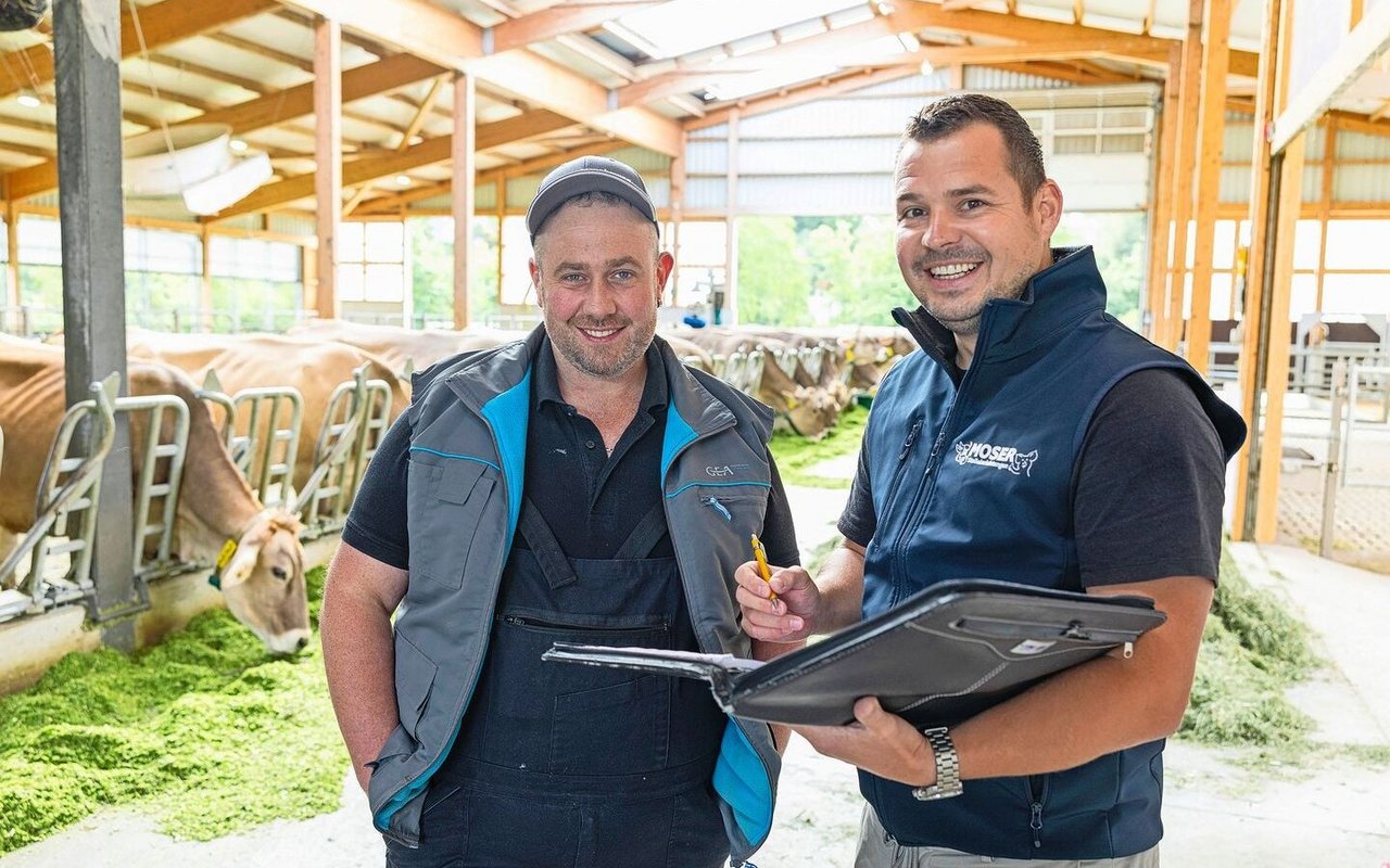 Wendelin Amstad (lin Wendelin Amstad (links) und Thomas Moser planten und bauten erfolgreich.