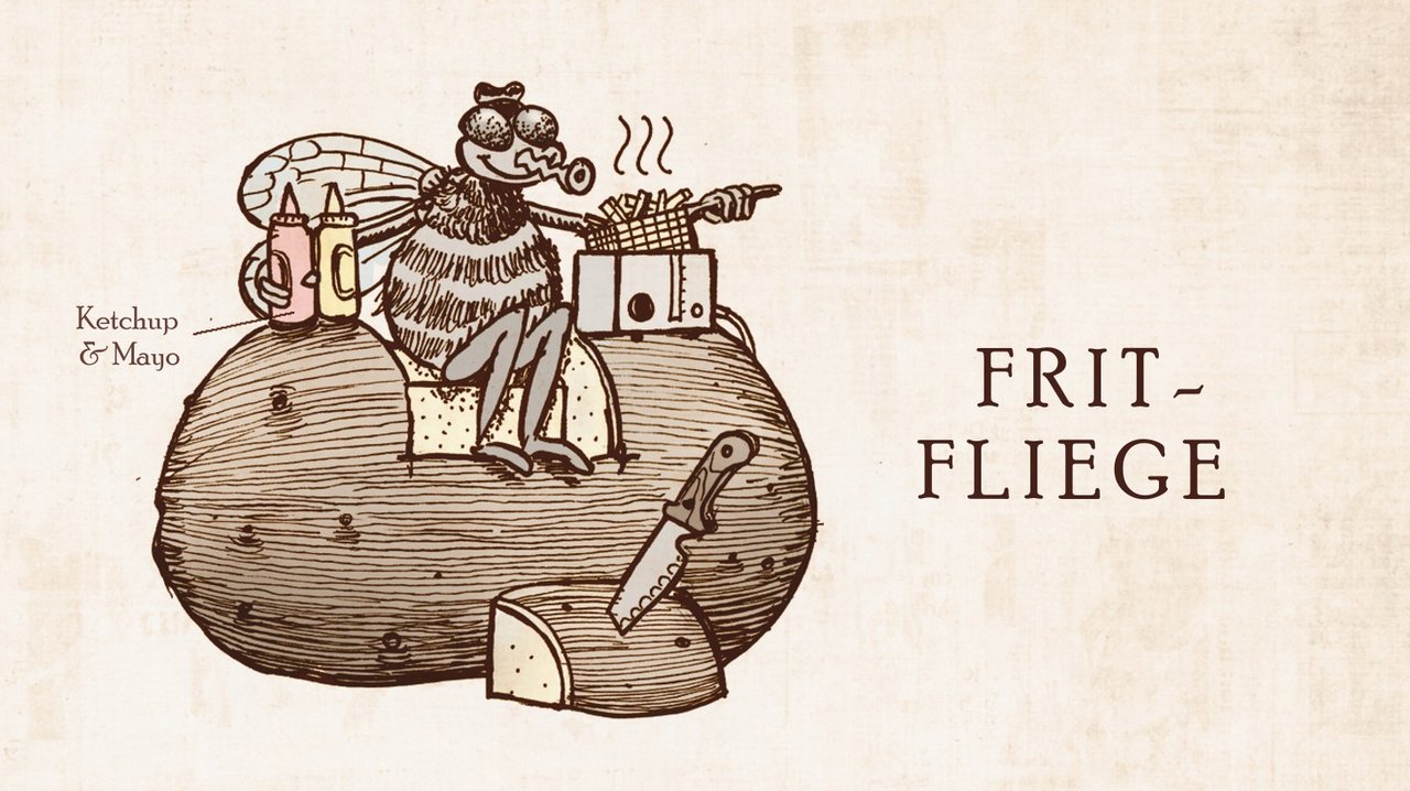Schädling Nummer 4: Die Fritfliege. Cartoon: Marco Ratschiller/Karma